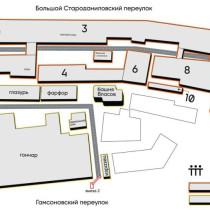 Вид территории Административное здание «Товарищество Рябовской Мануфактуры, фаза 3»